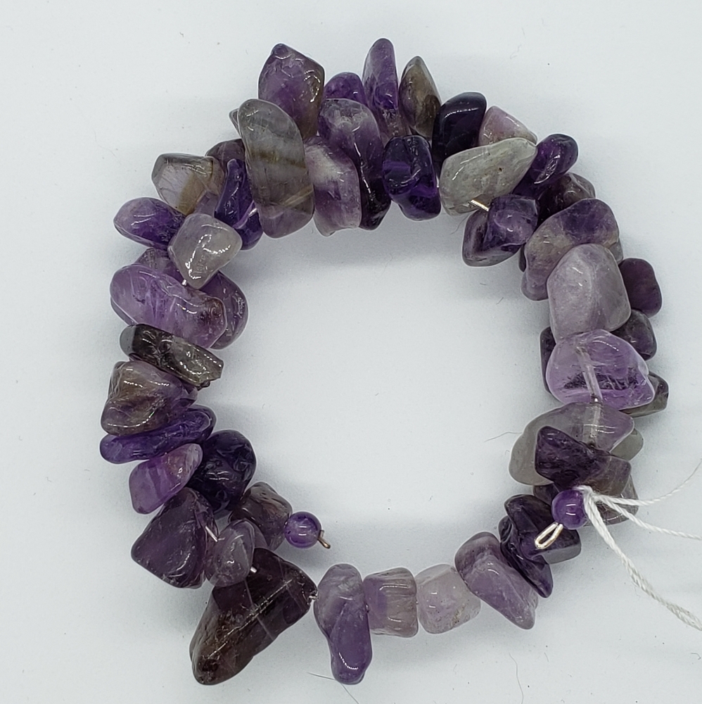 Amethyst Chip Bracelet